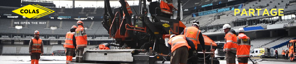 COLAS Partage - Photo : (c) Colas Territoire Ile-de-France Normandie - Réhabilitation de la Piste 2 - Aéroport de Paris Charles-de-Gaulle